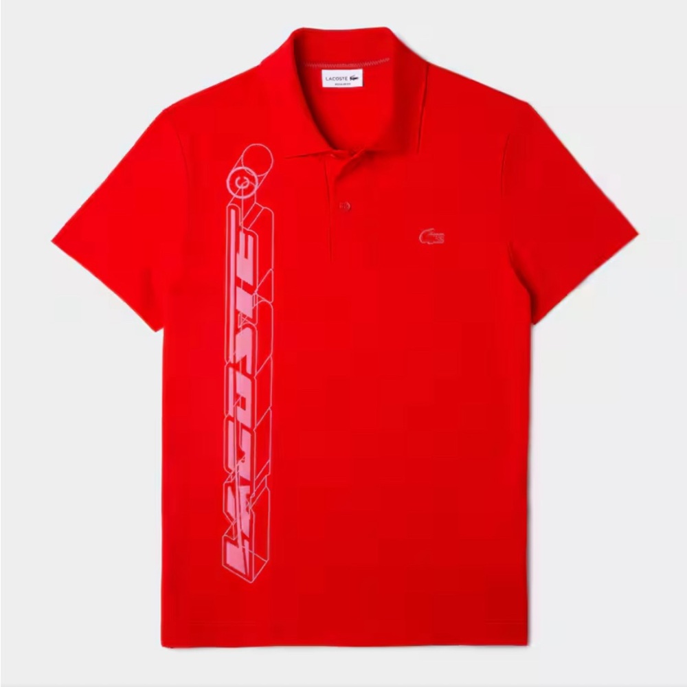 LACOSTE Men’s Signature 3D Movement Polo, NWOT